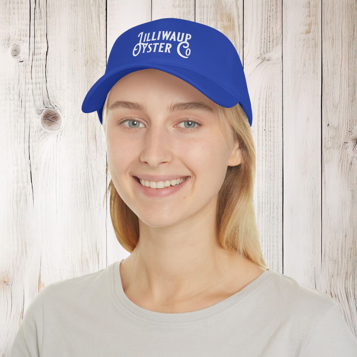 Lilliwaup Oysters Printed Logo Low Profile Baseball Cap - Image 5